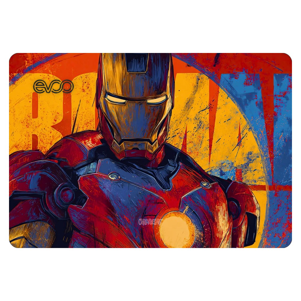 EVOO EG-LP5-BK laptop skin - Armored Avenger