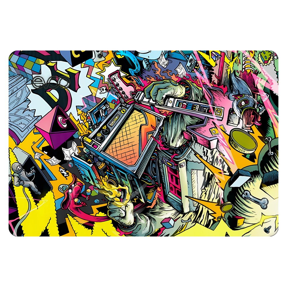 EVOO EG-LP5-BK laptop skin - Dizzy Doodles