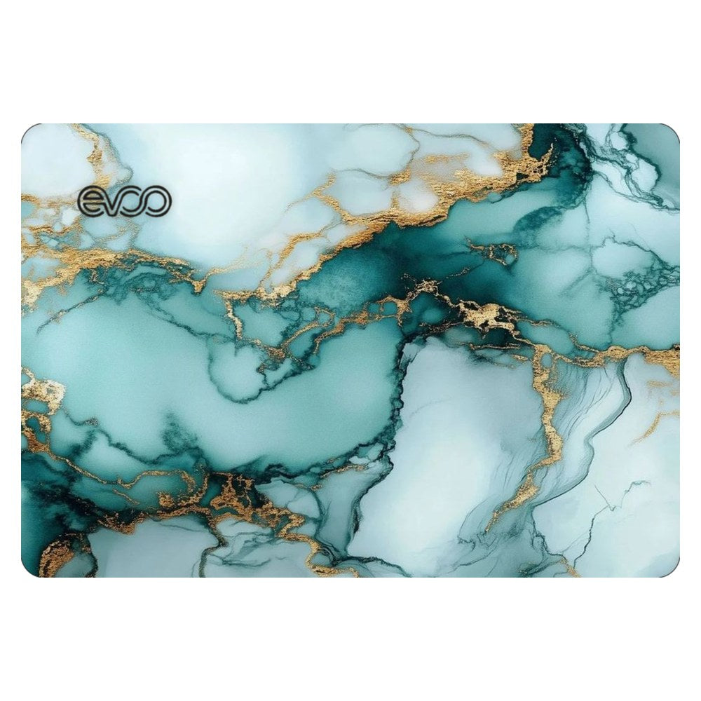 EVOO EG-LP5-BK laptop skin - Emerald Fluid Art