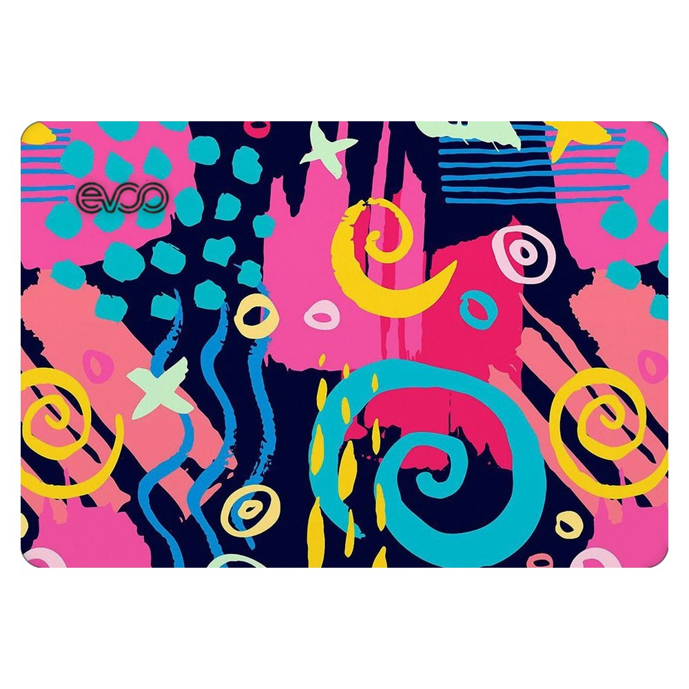 EVOO EG-LP5-BK laptop skin - Geometric Neon Graphic