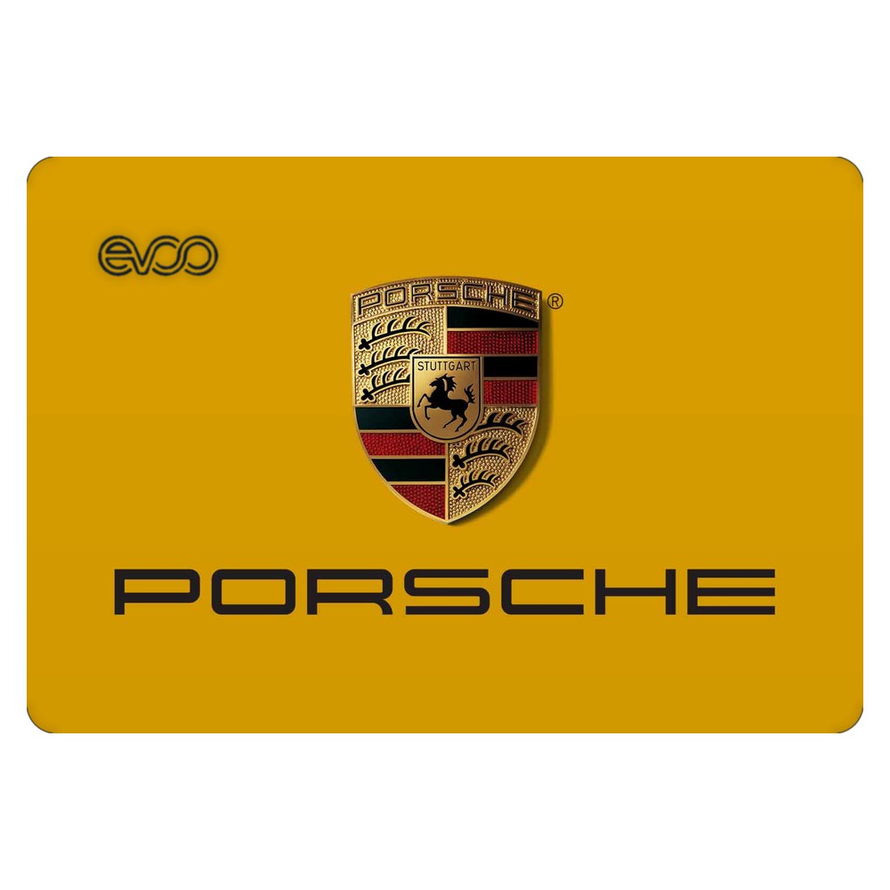 EVOO EG-LP5-BK laptop skin - Golden Porsche