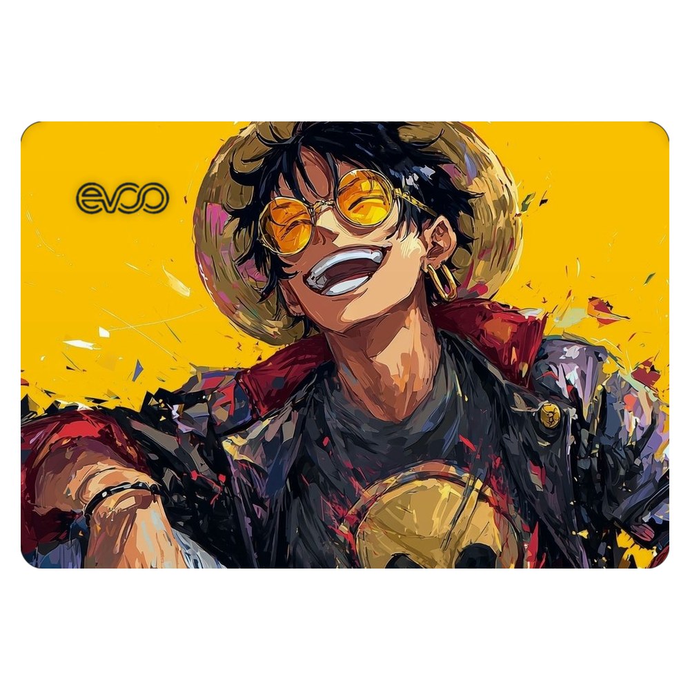 EVOO EG-LP5-BK laptop skin - Luffy's Bright Smile