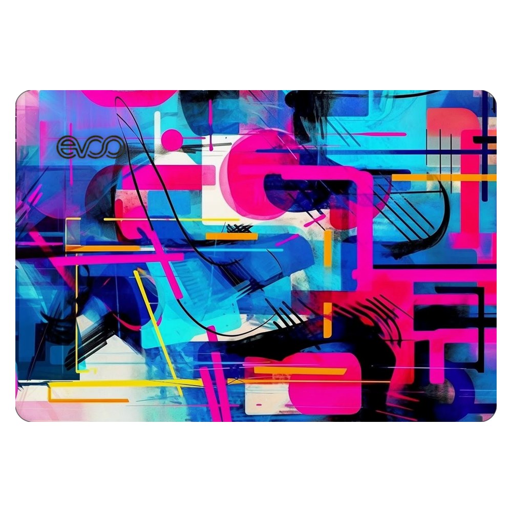 EVOO EG-LP5-BK laptop skin - Modern Geometric Fusion