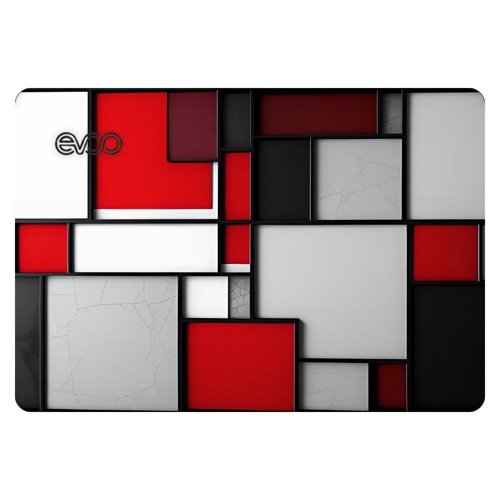 EVOO EG-LP5-BK laptop skin - Mondrian Inspired Block Art