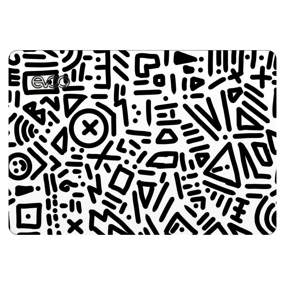EVOO EG-LP5-BK laptop skin - Playful Doodle Elements