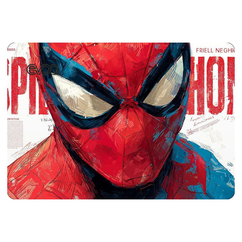 EVOO EG-LP5-BK laptop skin - Spider Sense Abstract