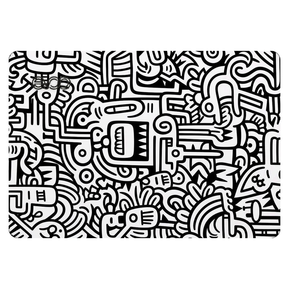 EVOO EG-LP5-BK laptop skin - Surreal Abstract Illustration