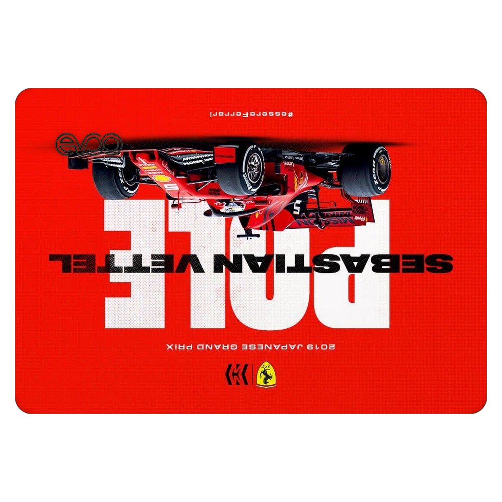 EVOO EG-LP5-BK laptop skin - Vettel Suzuka Pole 2019