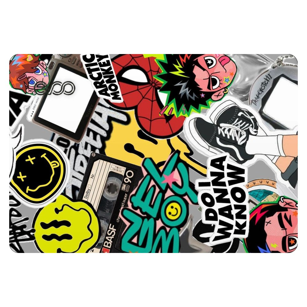 EVOO EG-LP5-BK laptop skin - Y2K Nostalgia