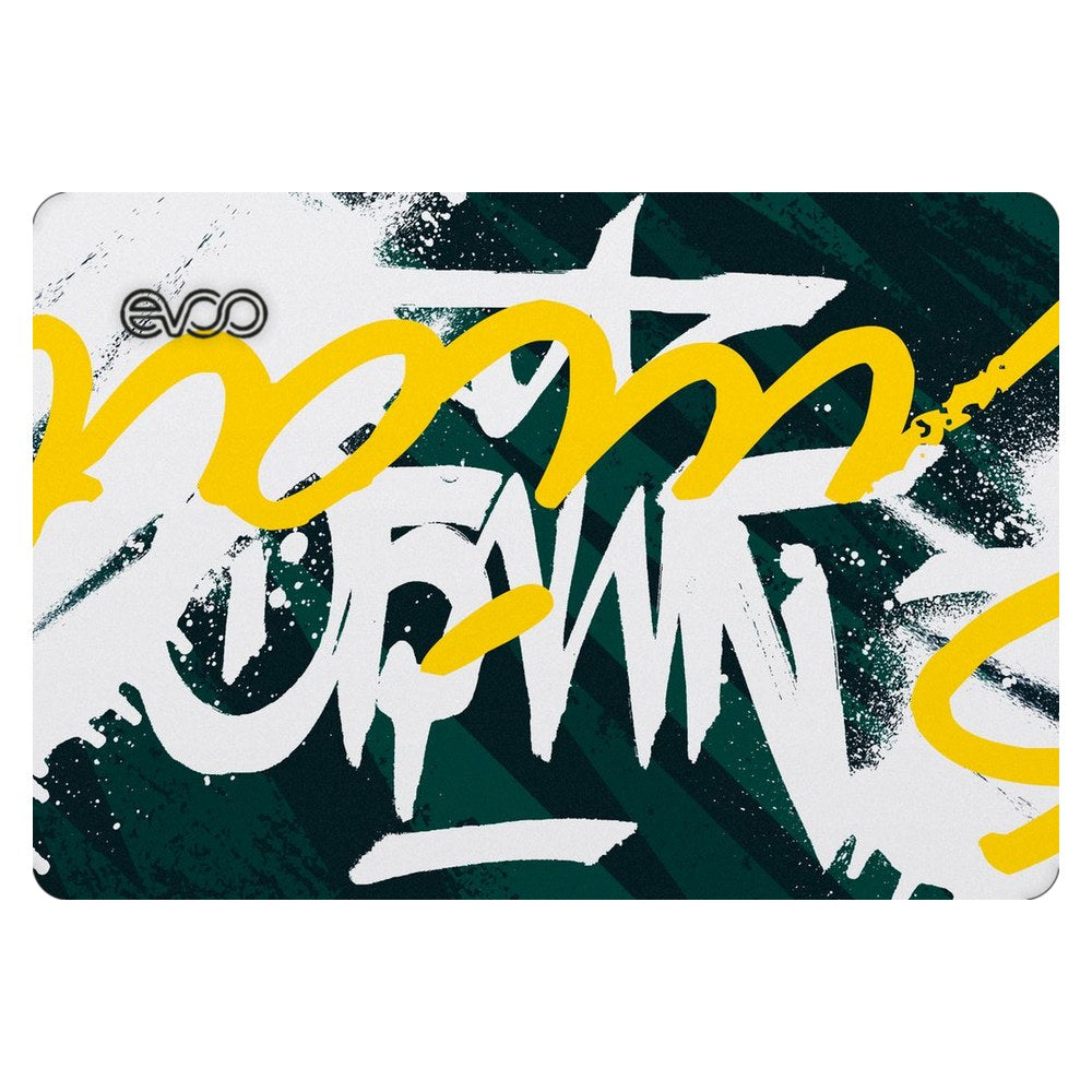EVOO EG-LP5-BK laptop skin - Yellow Brush Strokes