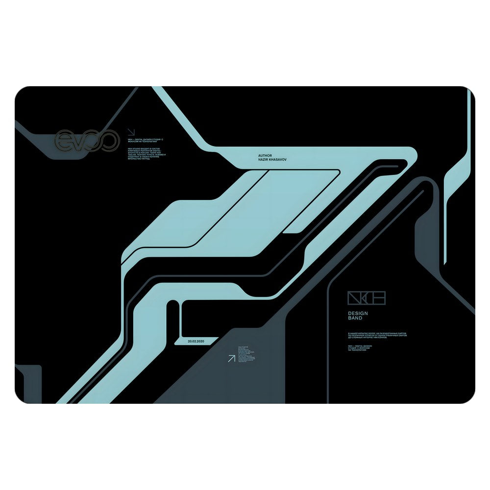 EVOO EG-LP5-BK laptop skin - Zero OG Cyberpunk
