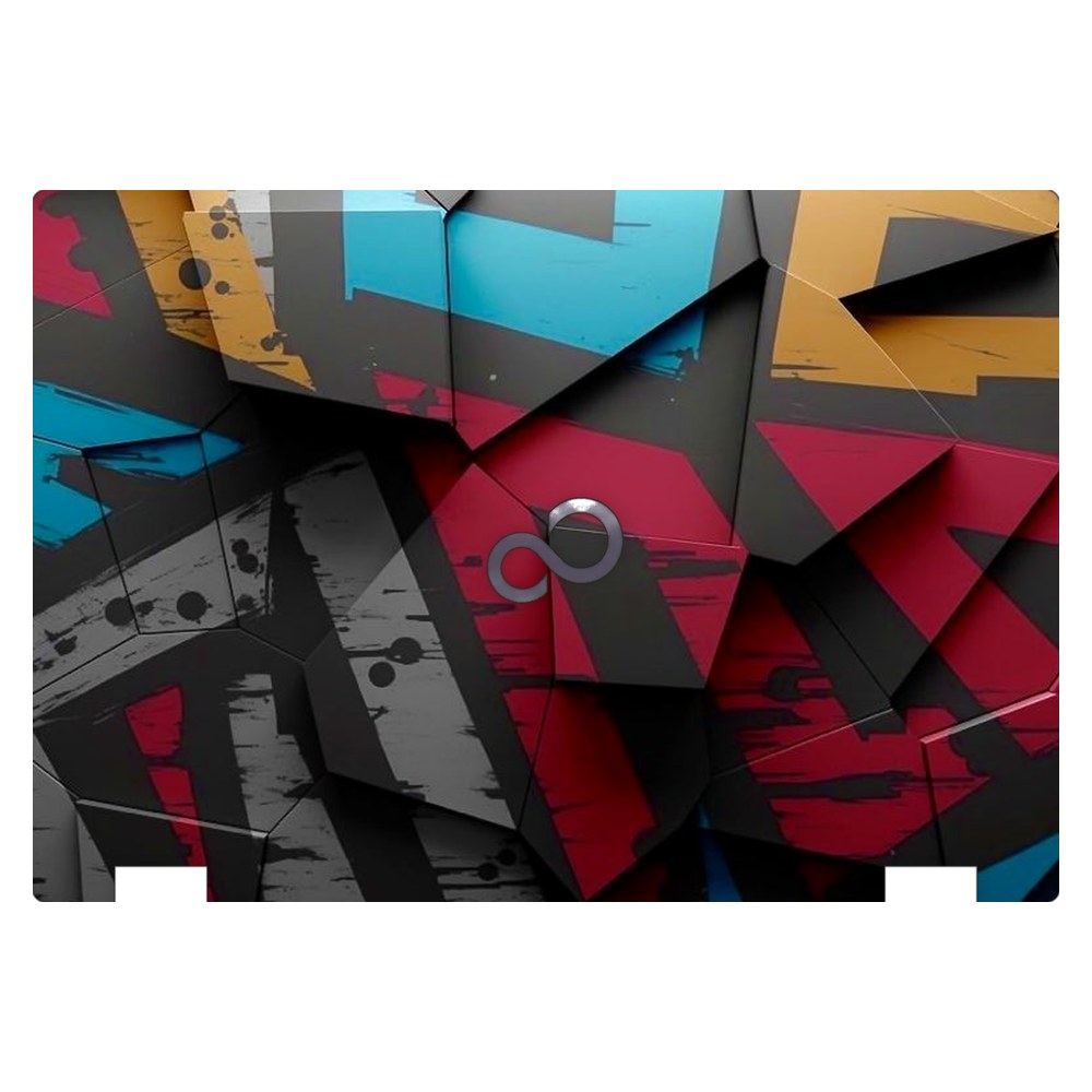 Fujitsu LifeBook E546 laptop skin - Angled Blocks