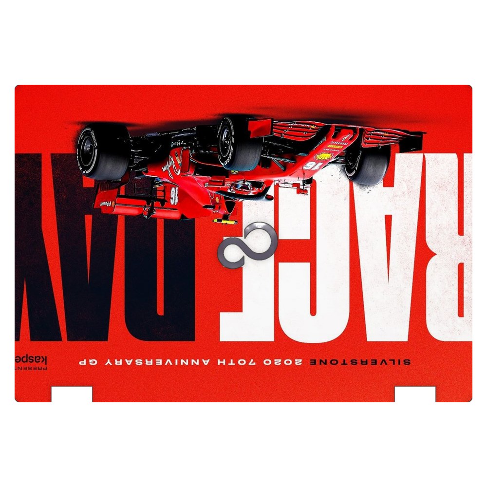 Fujitsu LifeBook E546 laptop skin - Ferrari Racing Graphic Red