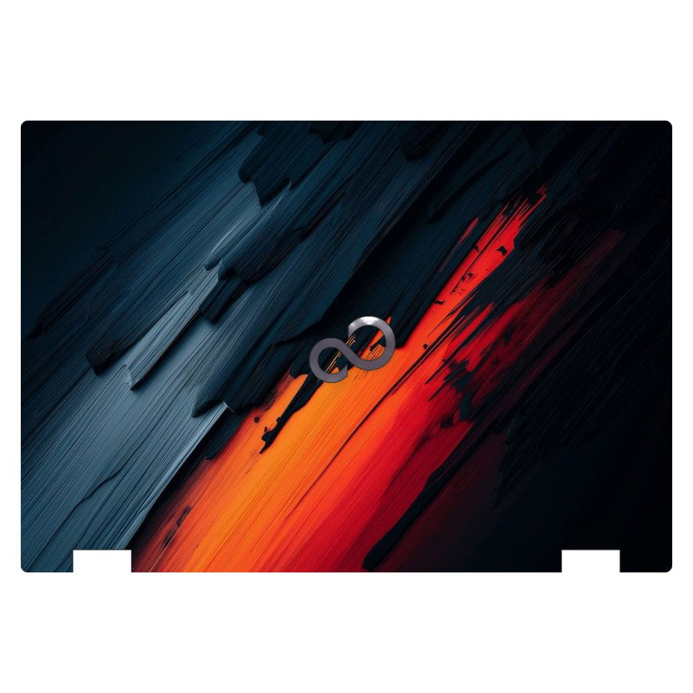 Fujitsu LifeBook E546 laptop skin - Fire Paint Swipe
