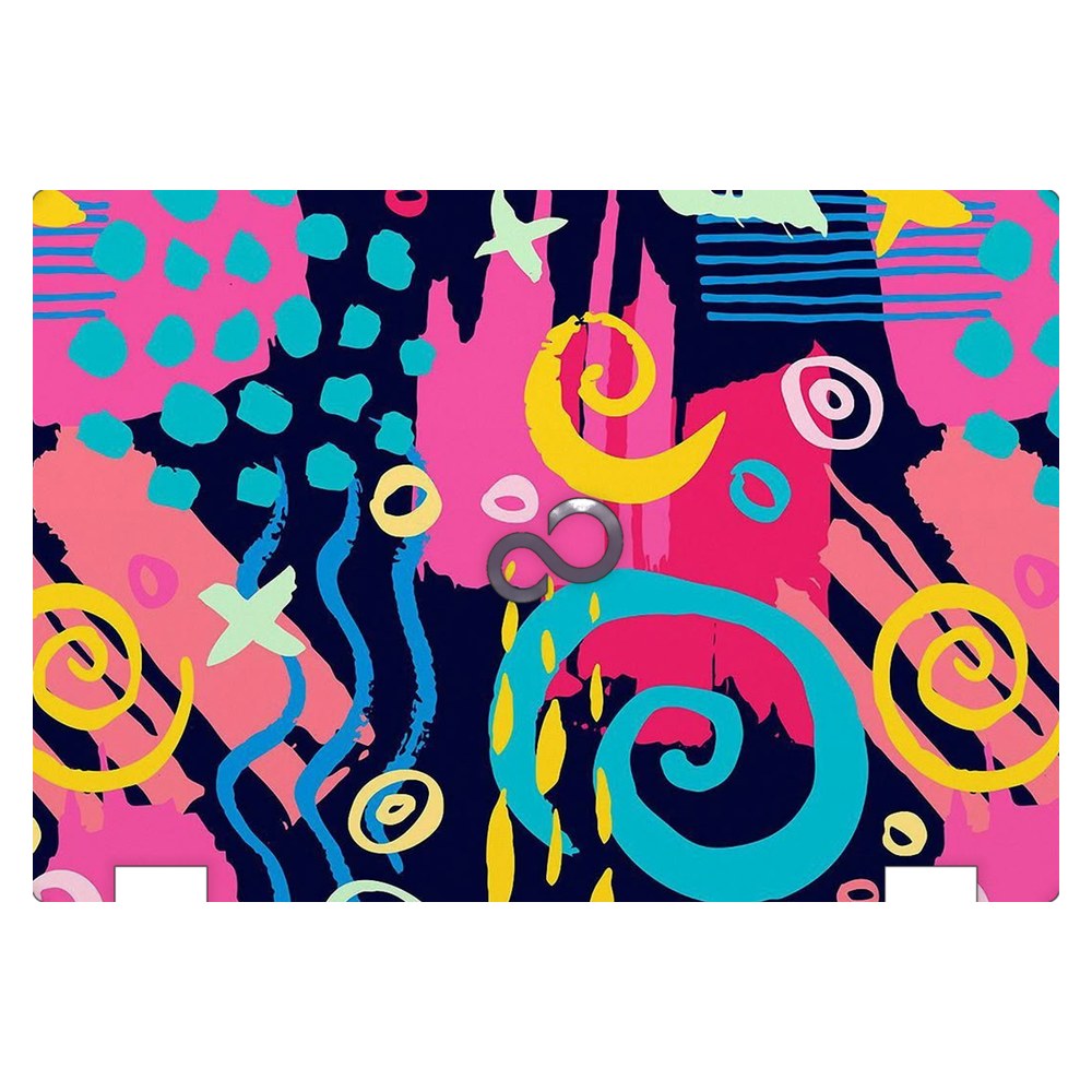 Fujitsu LifeBook E546 laptop skin - Geometric Neon Graphic