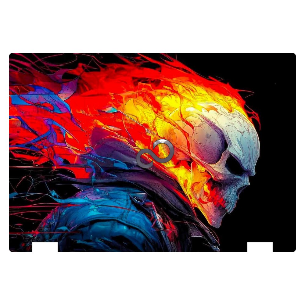 Fujitsu LifeBook E546 laptop skin - Ghost Rider Inferno