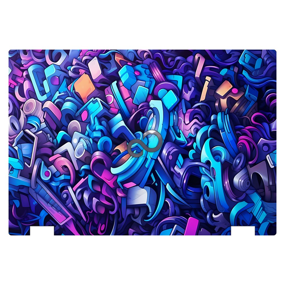 Fujitsu LifeBook E546 laptop skin - Graffiti B2