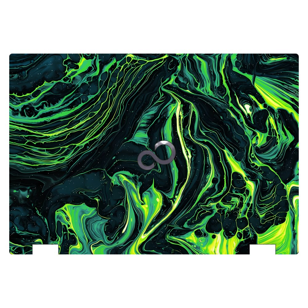 Fujitsu LifeBook E546 laptop skin - Green Blaze
