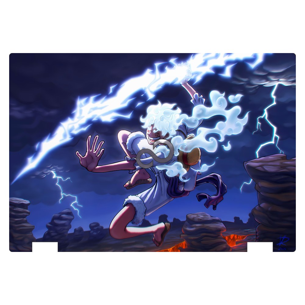 Fujitsu LifeBook E546 laptop skin - King Luffy