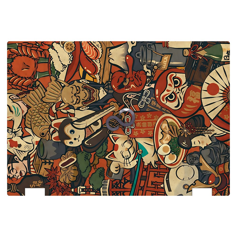 Fujitsu LifeBook E546 laptop skin - Koi Garden