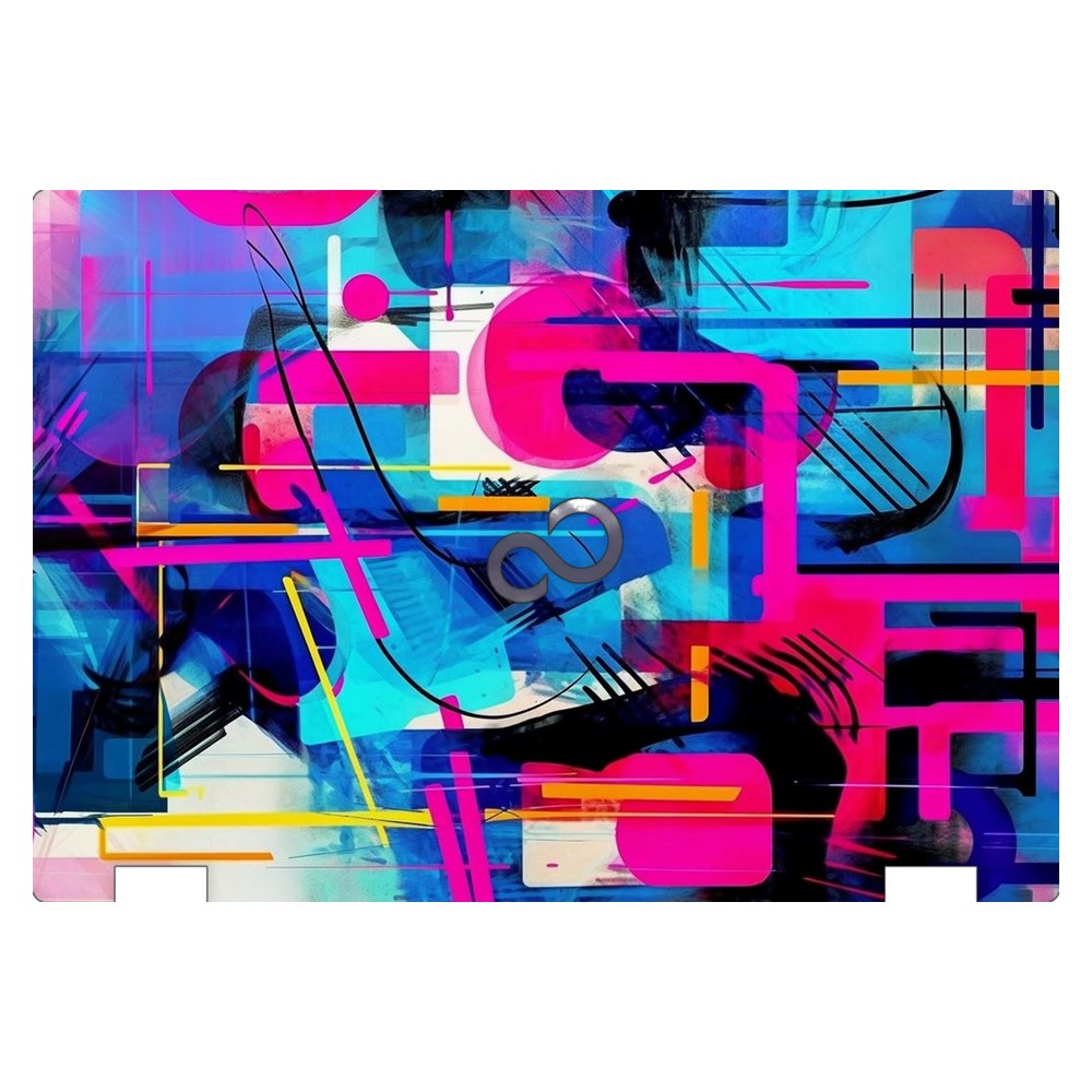 Fujitsu LifeBook E546 laptop skin - Modern Geometric Fusion