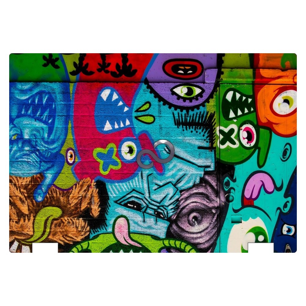 Fujitsu LifeBook E546 laptop skin - Neon Doodles