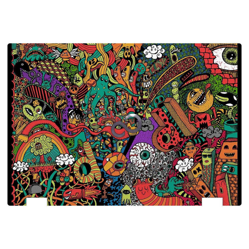 Fujitsu LifeBook E546 laptop skin - Nogre Doodle