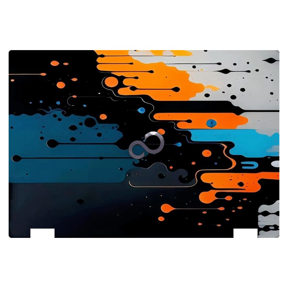 Fujitsu LifeBook E546 laptop skin - Paint Drips