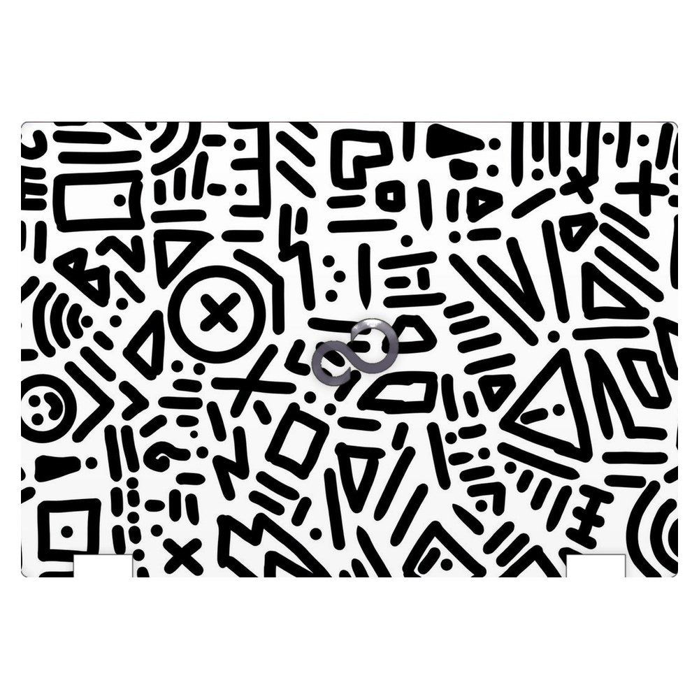 Fujitsu LifeBook E546 laptop skin - Playful Doodle Elements