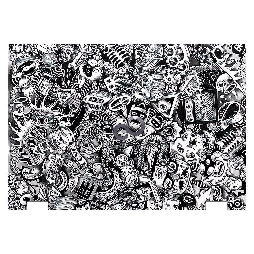 Fujitsu LifeBook E546 laptop skin - Pony Doodle