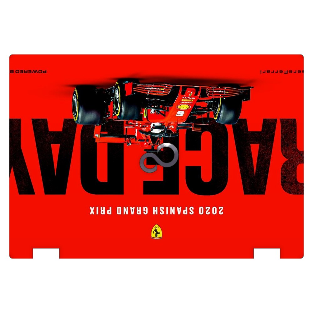 Fujitsu LifeBook E546 laptop skin - RaceDay Ferrari Formula1