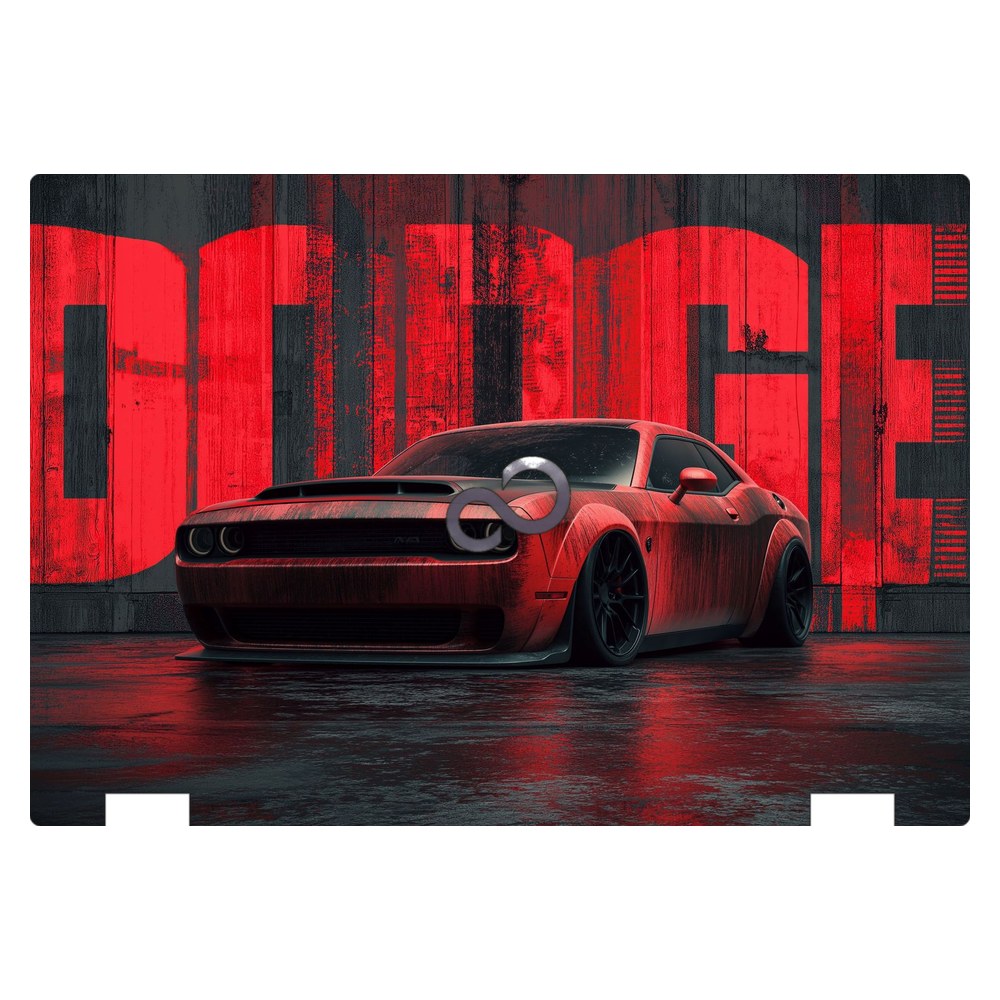 Fujitsu LifeBook E546 laptop skin - Red Beast