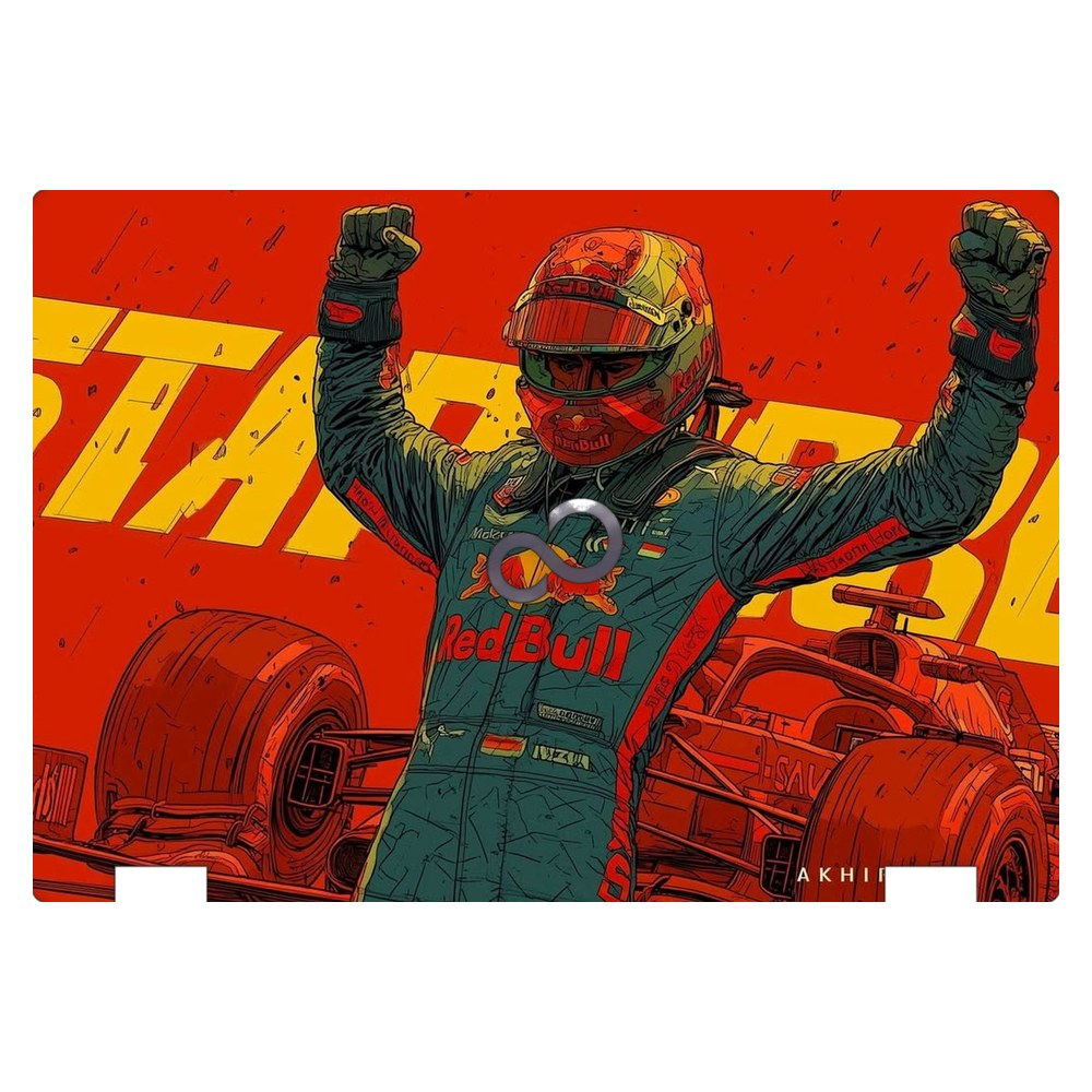 Fujitsu LifeBook E546 laptop skin - Red Bull Champion