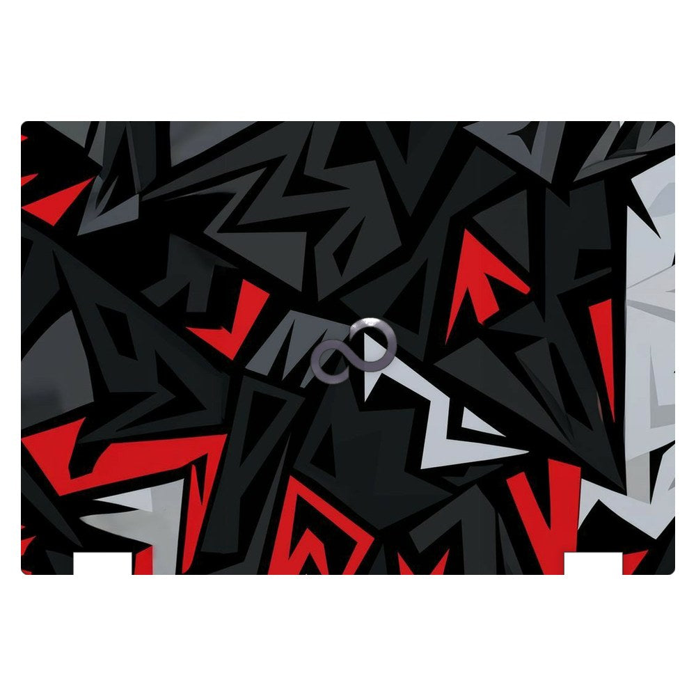 Fujitsu LifeBook E546 laptop skin - Red Graffiti