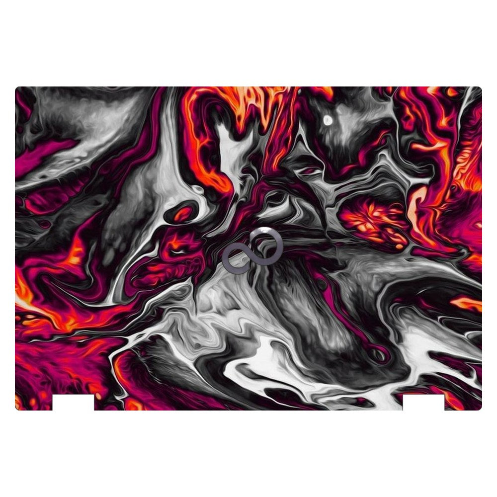 Fujitsu LifeBook E546 laptop skin - Red Hot Lava