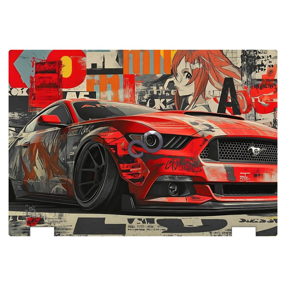 Fujitsu LifeBook E546 laptop skin - Scarlet Horsepower