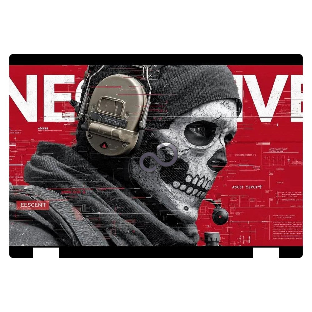 Fujitsu LifeBook E546 laptop skin - Tactical Skull
