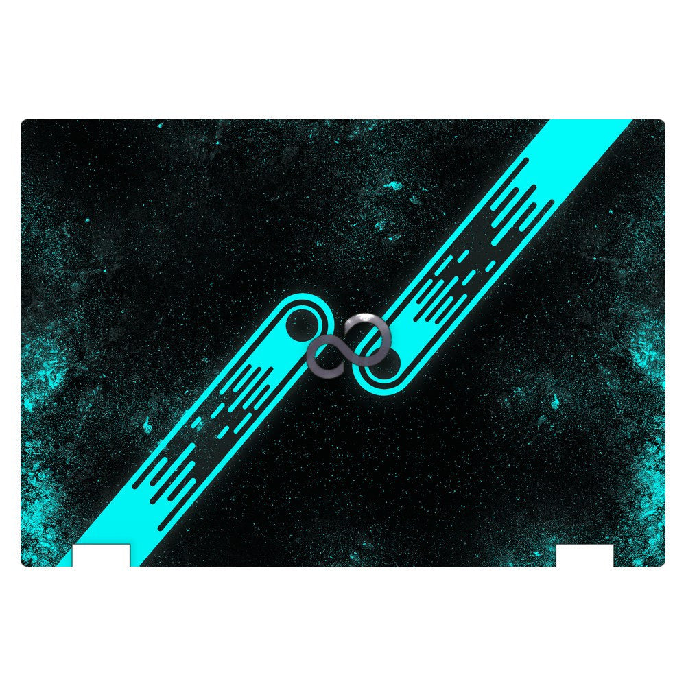 Fujitsu LifeBook E546 laptop skin - Teal Tech