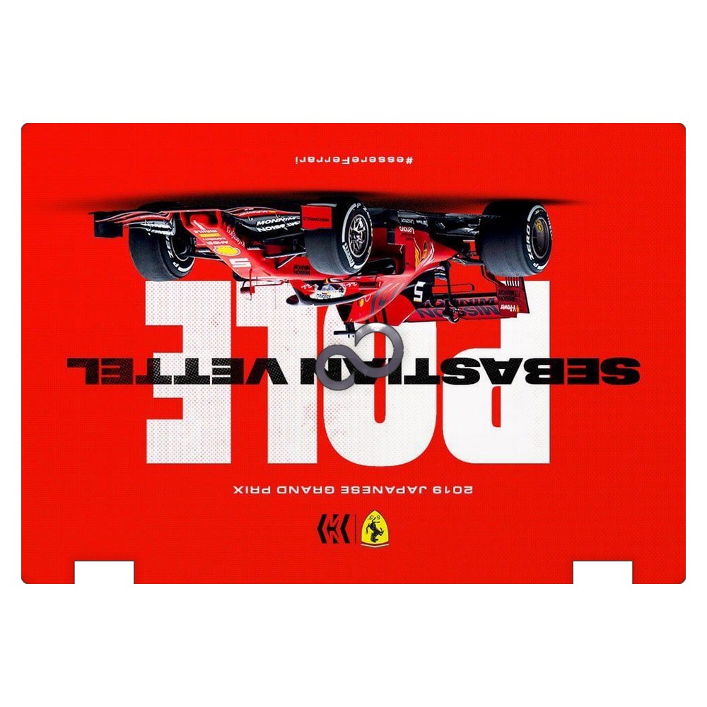 Fujitsu LifeBook E546 laptop skin - Vettel Suzuka Pole 2019