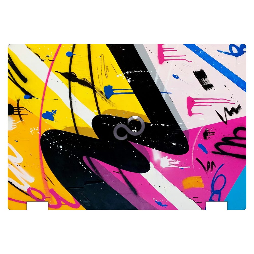 Fujitsu LifeBook E546 laptop skin - Vibrant Abstract Splash