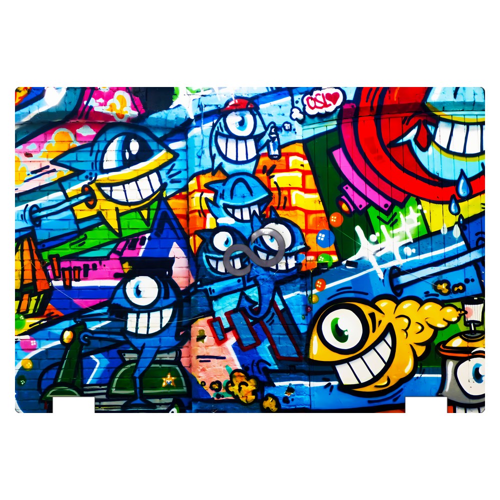 Fujitsu LifeBook E546 laptop skin - Wall Graffiti