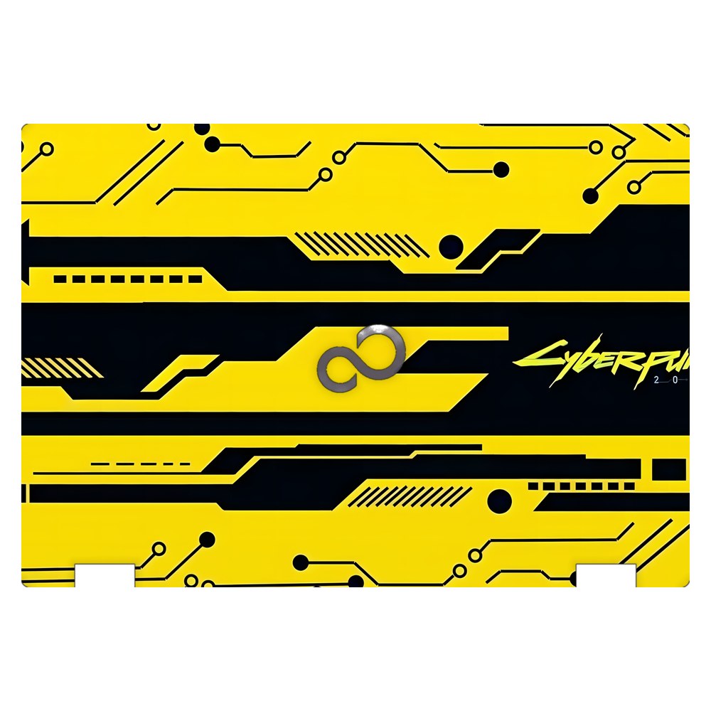 Fujitsu LifeBook E546 laptop skin - Yellow Circuit