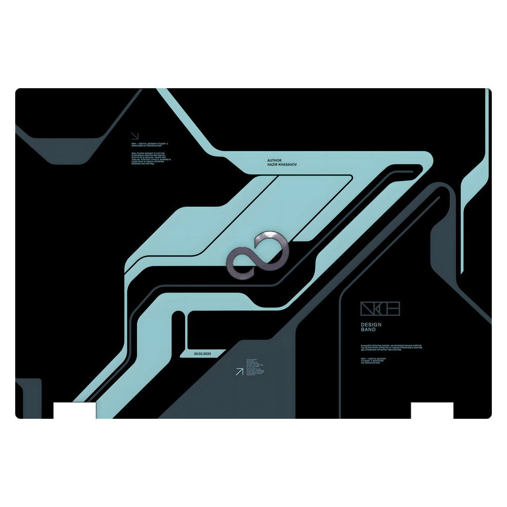 Fujitsu LifeBook E546 laptop skin - Zero OG Cyberpunk