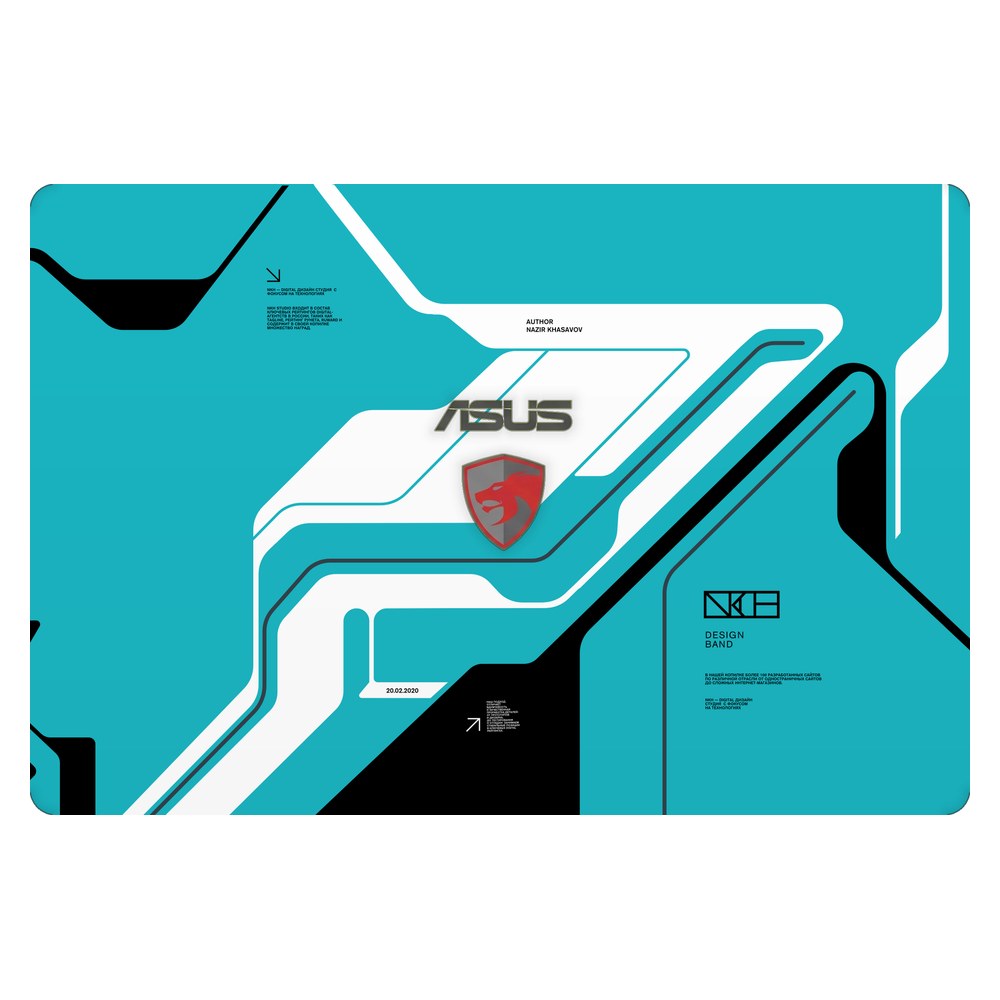 ASUS ROG G551J laptop skin - Cyber Blue