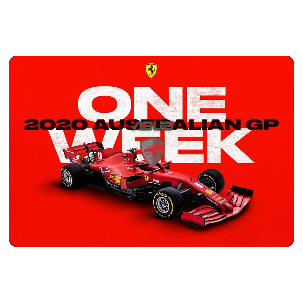 ASUS ROG G551J laptop skin - Melbourne GP Ferrari Countdown