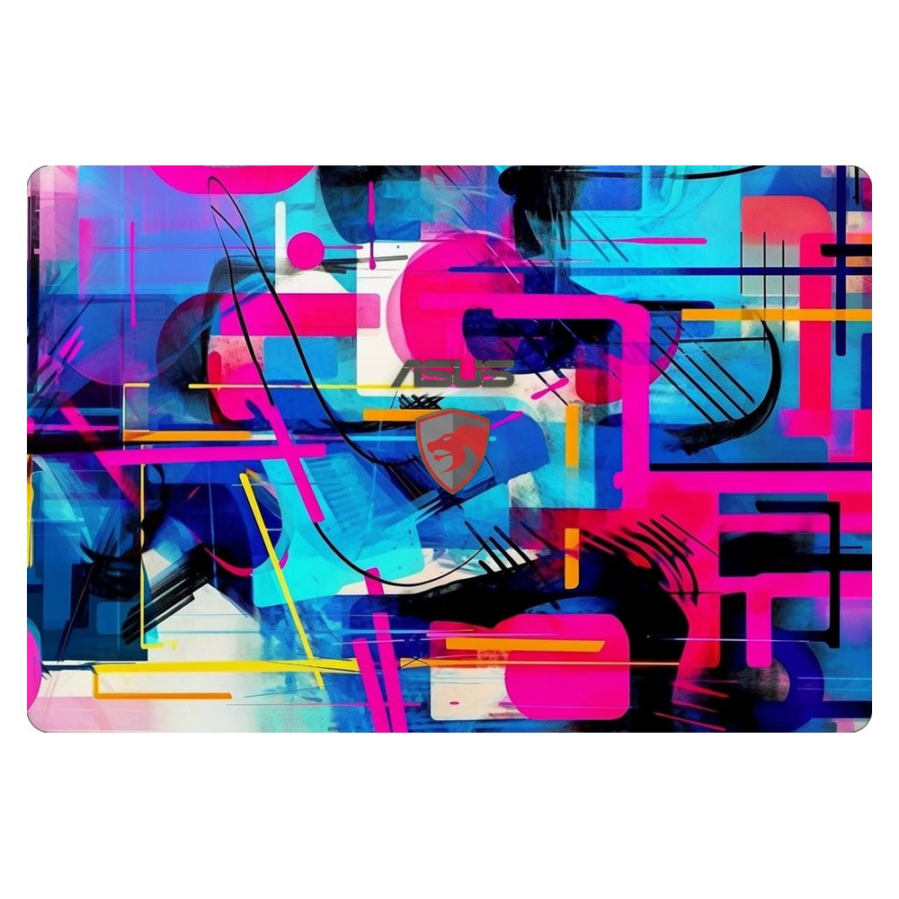 ASUS ROG G551J laptop skin - Modern Geometric Fusion