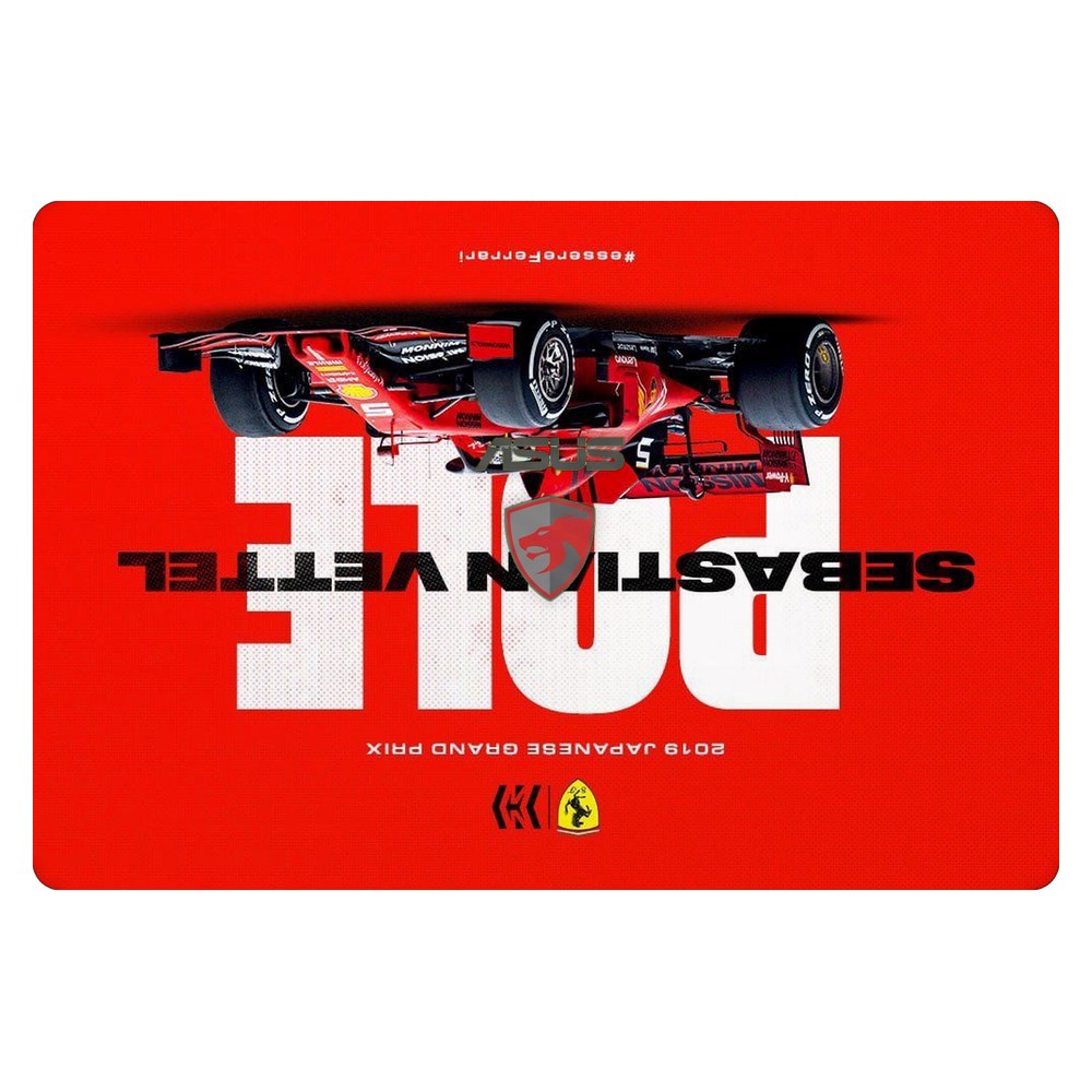 ASUS ROG G551J laptop skin - Vettel Suzuka Pole 2019
