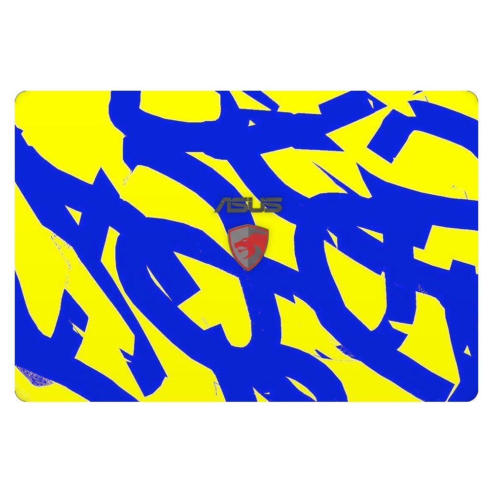 ASUS ROG G551J laptop skin - Yellow Abstract Flow