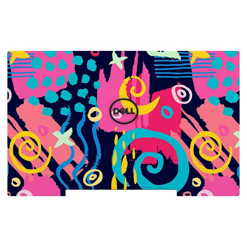 Dell G5 5590 P82F laptop skin - Geometric Neon Graphic