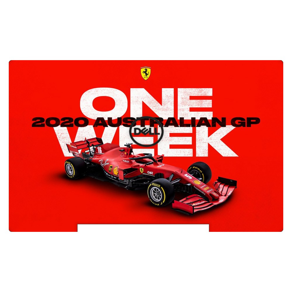 Dell G5 5590 P82F laptop skin - Melbourne GP Ferrari Countdown
